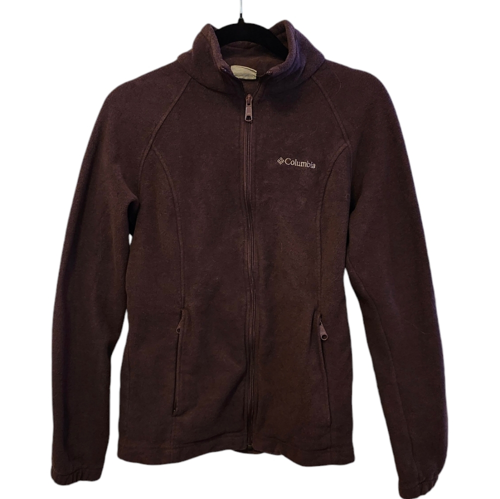 Womens Purple Columbia Fleece Jacket. L.